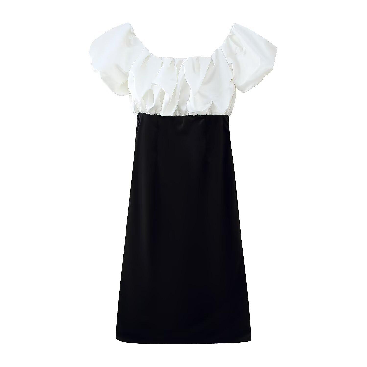 

Весна 2025 г. Женское длинное платье в европейском и американском стиле с открытыми плечами и открытой спиной Large