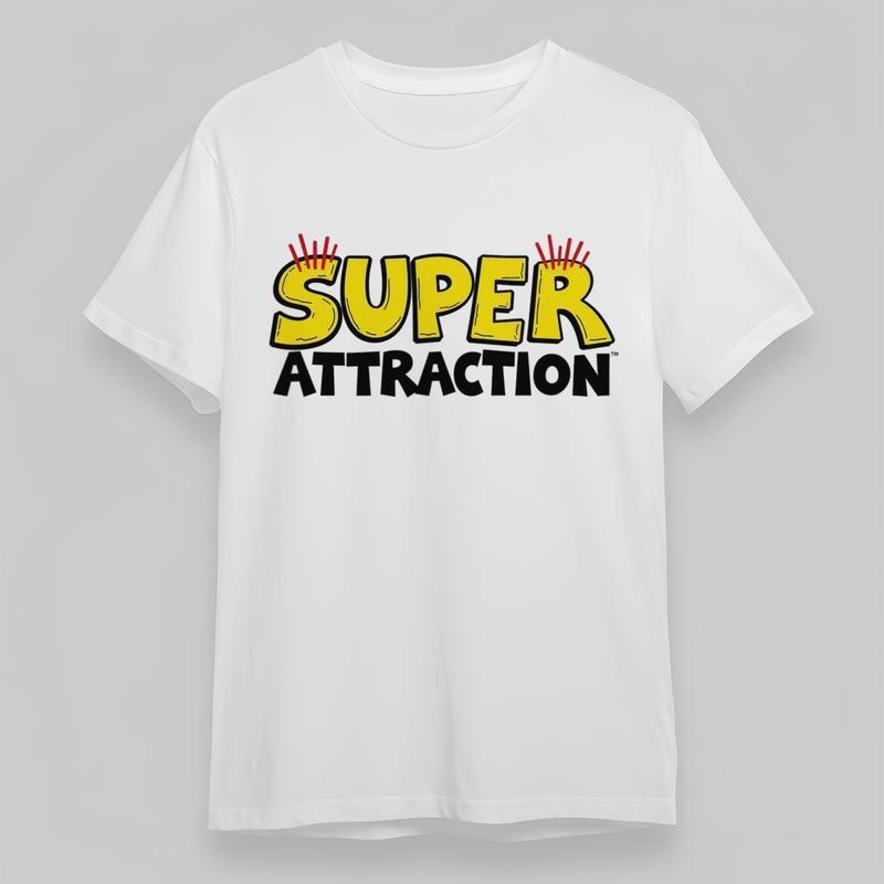 

Women s Plus Size Trend Classic T-Shirt Super Attraction Lettering Graphic Tee 4XL