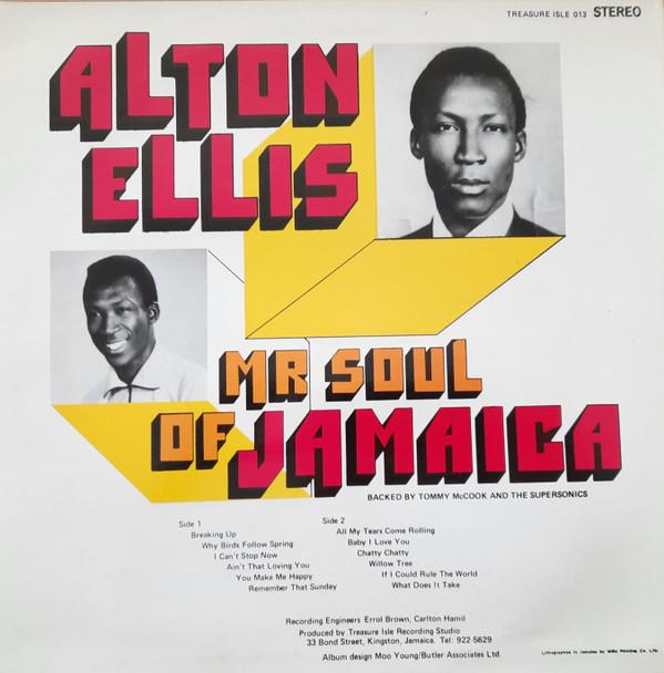 LP Record ALTON ELLIS - Mr Soul Of Jamaica TILP013 Treasure Isle UK Reggae, Ska & Dub Used