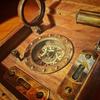 Marine Master Box Maritime Instrument Compass Spirit Level Alidade Scale Magnifying Glass Collectibles Vintage Antique Christmas Present