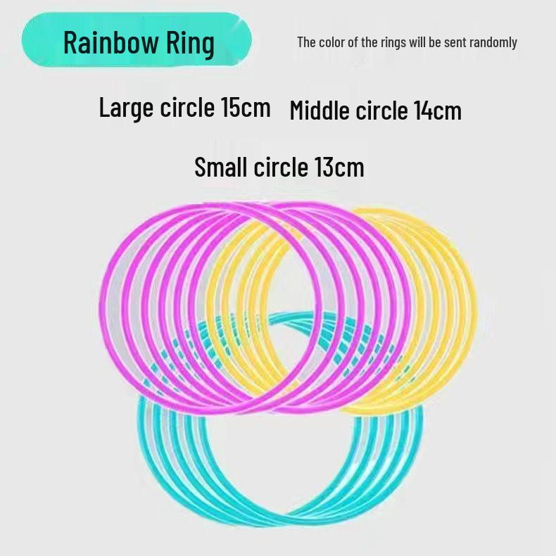 Large Jenga Ring Toss: Creative Stress Relief Toy for Parent-Child Play