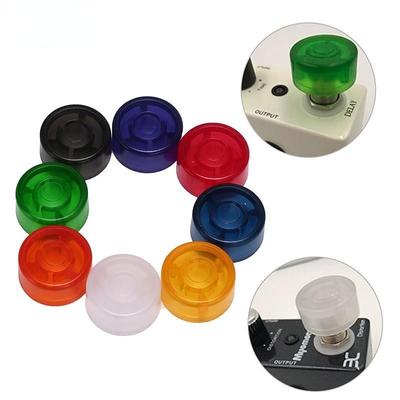 10Pcs/pack Electric Guitar Effect Pedal Foot Nail Cap Amplifiers Candy Color Foot Switch Toppers Knob Accessories 2.5cm
