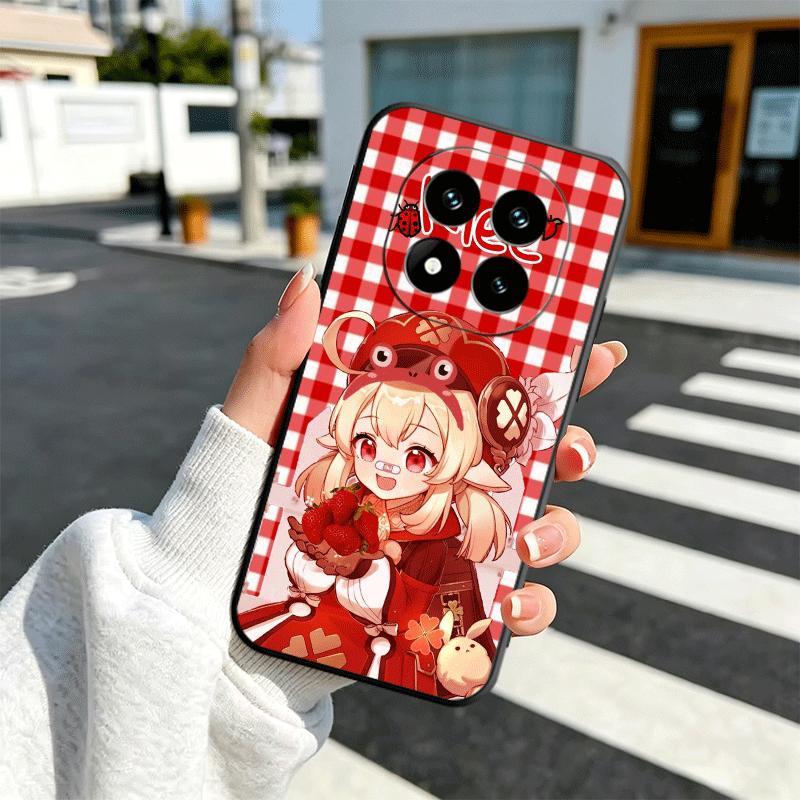 Genshin Impact Klee Soft Phone Case for Xiaomi Redmi Note 12 13 14 15 Pro Plus 11 12S 11S 11T 10 4G Black Cover Back Shell