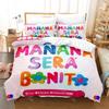 3D Print Karol G Mermaid Manana Sera Bonito SVG Bedding Set Single Double King Bed Set Children's Bedroom Duvet Set