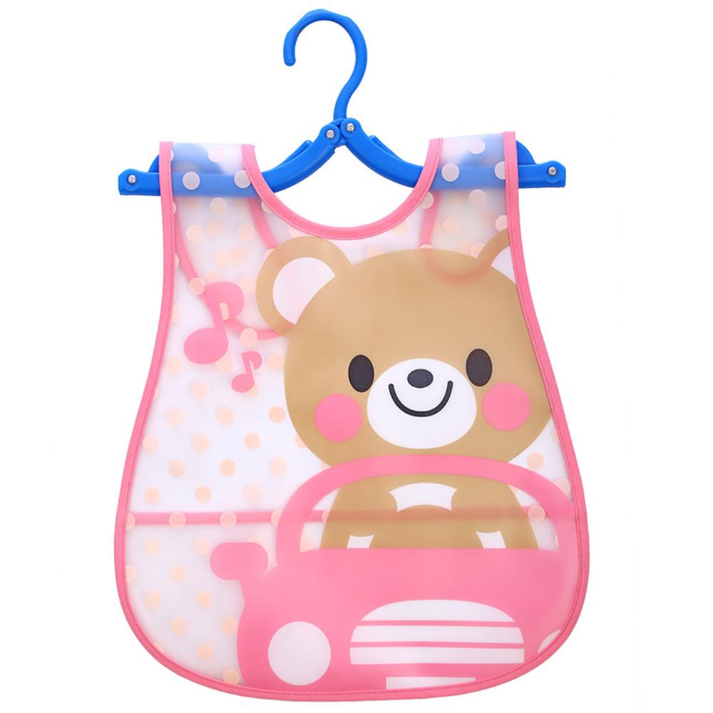 Cute Kid Infant Baby Soft Cartoon Bib Saliva Dripping