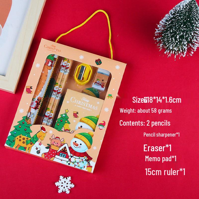 Cartoon Gift Box: Korean Stationery Set for Kindergarten & Elementary School Rewards
