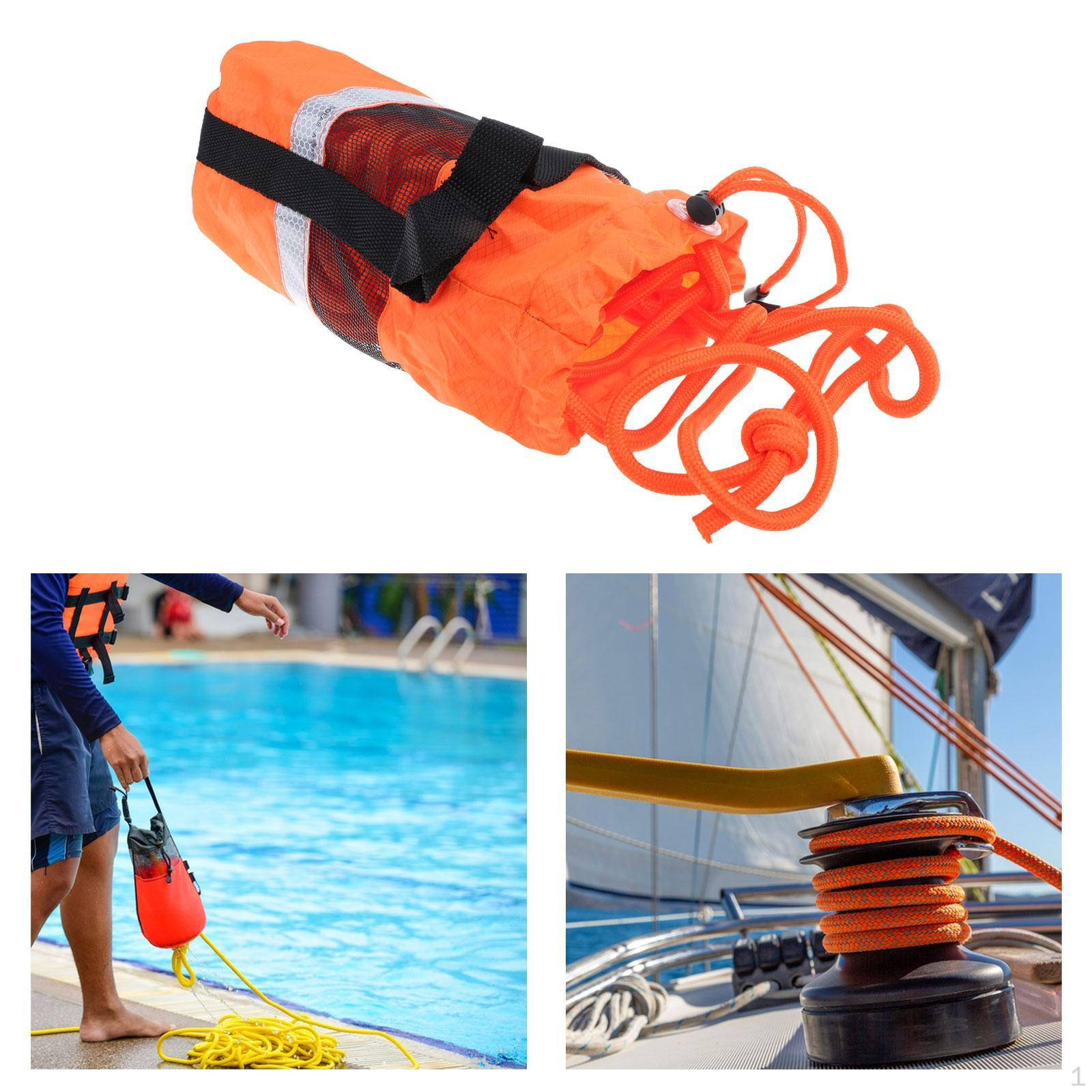 

Throw Bag for with Rope Practical Sailing Swimming Kayaking 16m