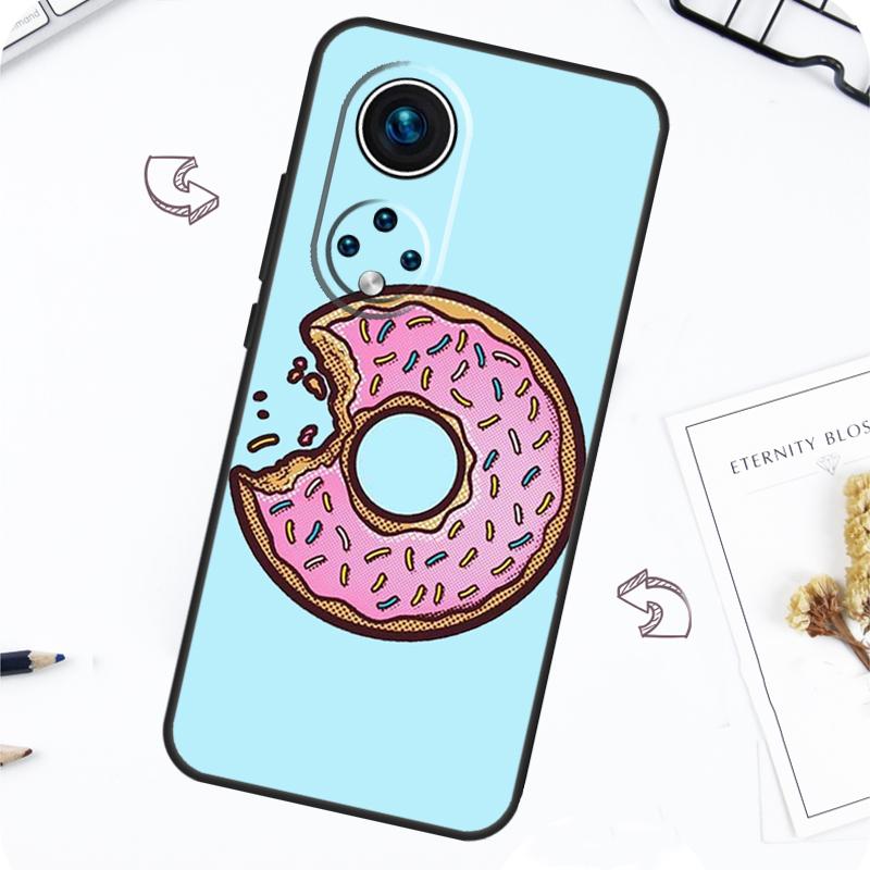 Pizza Sushi Food Donuts Case For Honor Magic 7 Pro 5 6 Lite Honor 200 Pro 50 70 90 X8b X9a X8a X8 X9 X9c X9b Cover