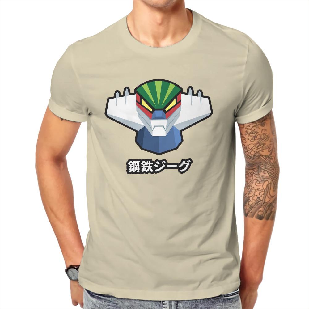 ZX Kotetsu Jeeg Roboter T-Shirt Klassisch Punk Sommer Baumwolle Herren T-Shirts Harajuku Rundhals T-Shirt