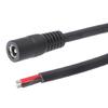 16AWG DC5525 Female Power Cable With Bare Wire Ends PVC Insulation For CCTV Camera Routers Solar Energy Transfer