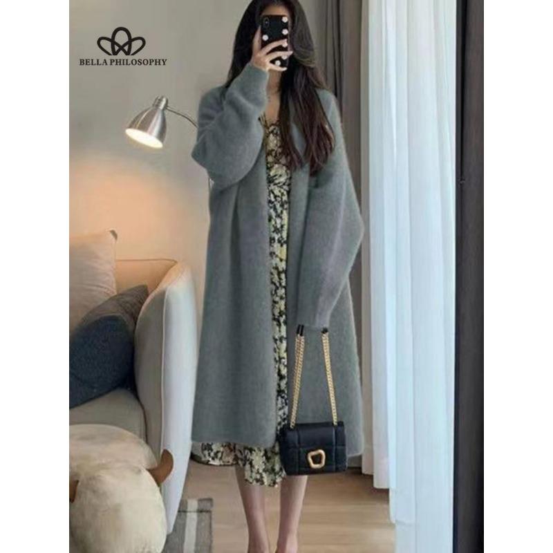 Women Fashion Long Cardigans for Autumn Casual Long Knitted Cardigan Women Sweater Coat New Cardigans Woman Clothes