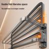 cmaos Wall-Mounted Double Folding Towel Rack
