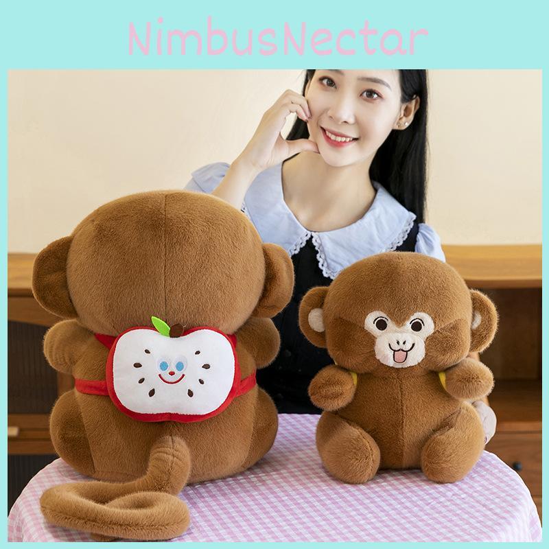 Cuddly Monkey Backpack Plush Toy Stuffed Animal Soft Materia Kids Gifts Doll