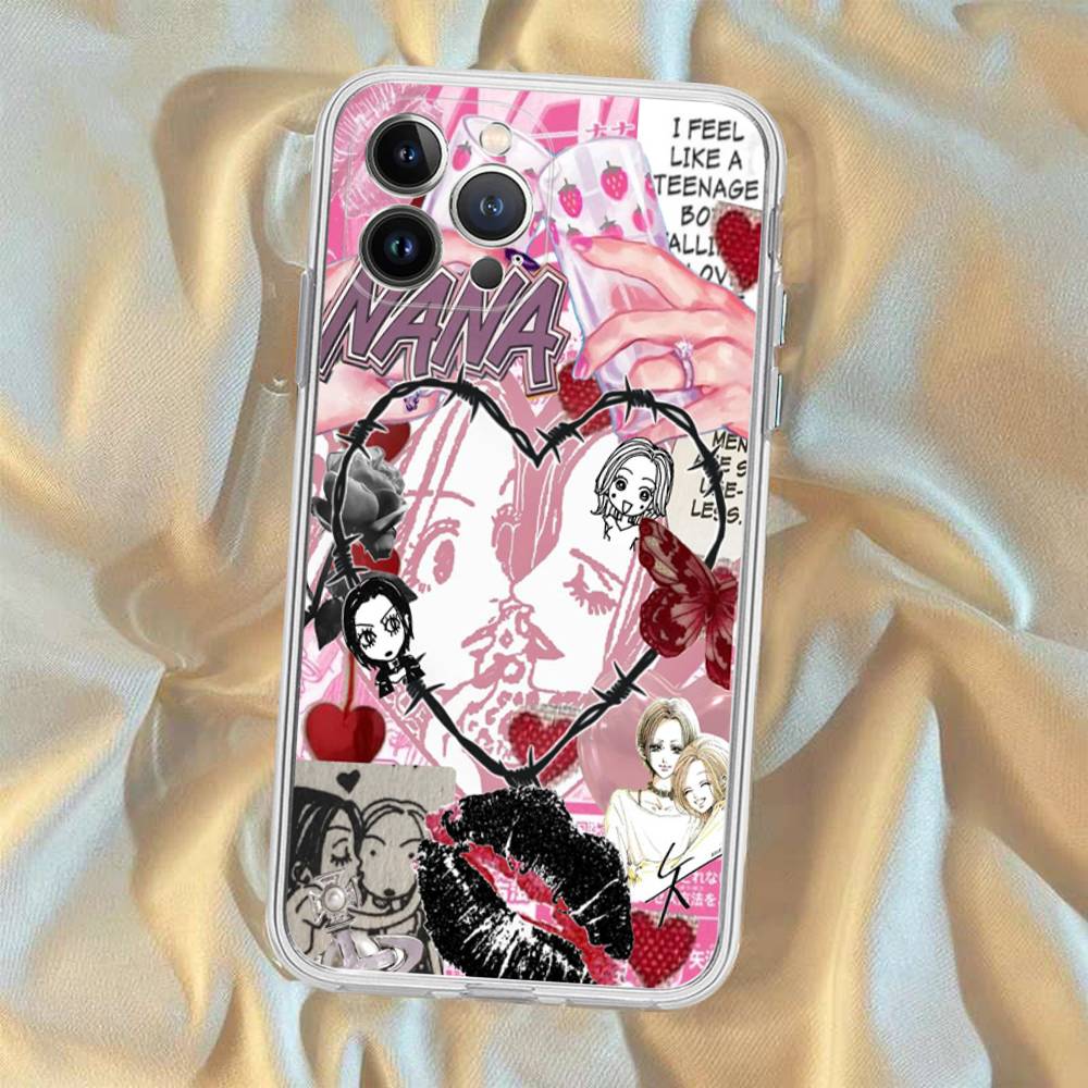 Anime NANA Phone Case For IPhone 16 15 14 11 12 13 Mini Pro XS Max Cover 6 7 8 Plus X Funda Shell