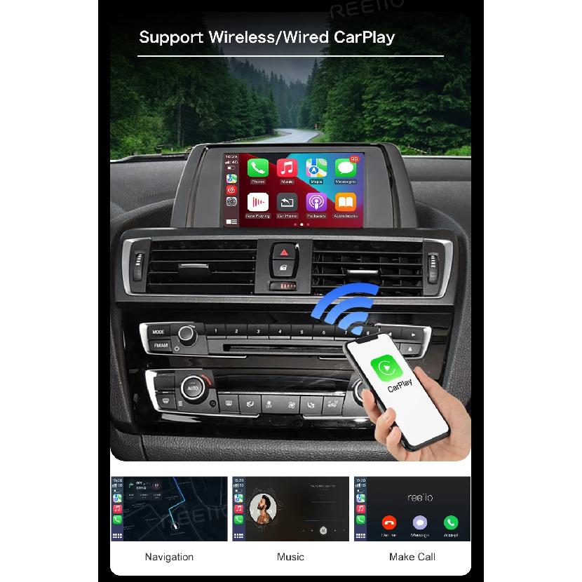 CarPlay Wireless Android Auto For BMW 1 Series F20 F21 2 SeriesF22 F23 F45 CIC/ NBT System Module Navigation Airplay