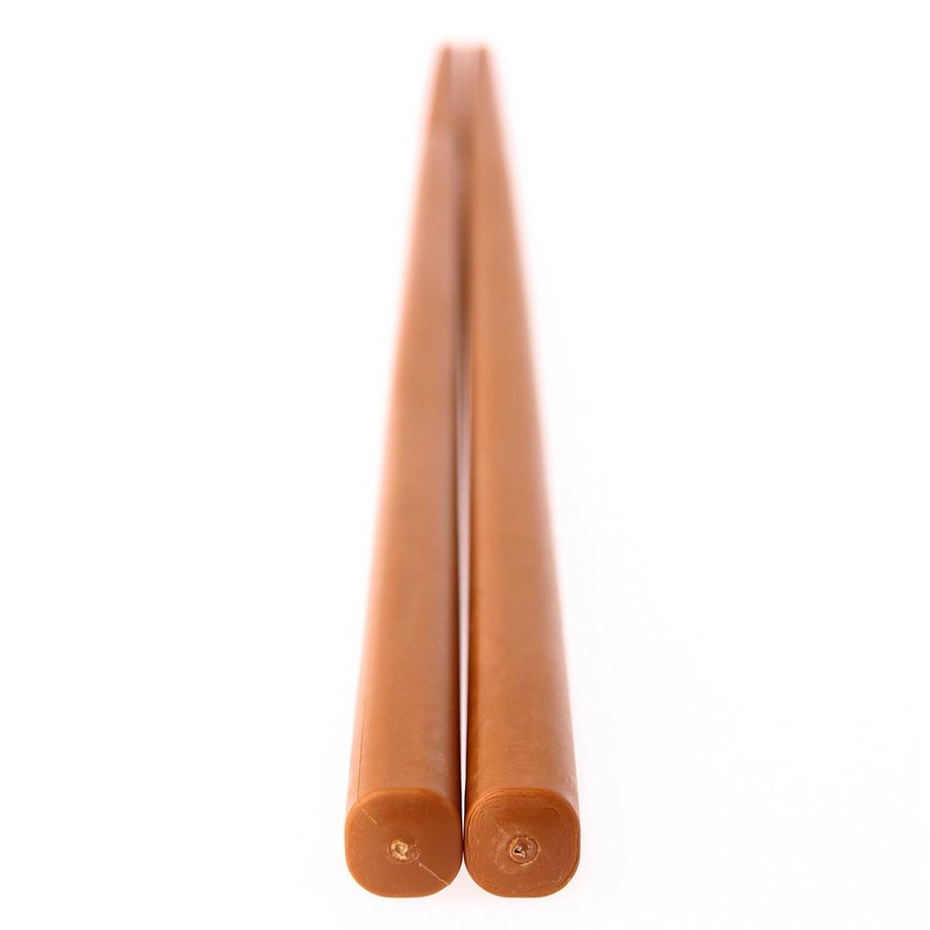 Made In Eco Set of 10 SPS Dishwasher and Storage X 3mm Square Tips Japan, Commercial-Grade Chopsticks, (Light Brown), Resin, High-Temperature Safe,