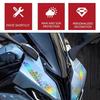 Motorcycle Honeycomb Decals Reflective Stickers Multicolor Decorative Sticker Motorbike Bumper Ornament Modification Accessories