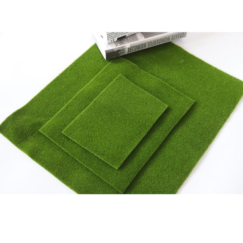 Artificial Grass Lawn Green Fake Plants For Garden Decor Building Model Supplies