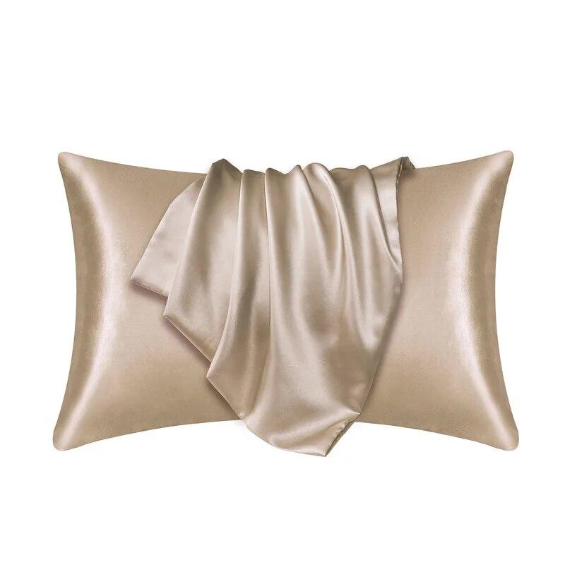 Single Person Pillowcase, Silk Satin Hair Beauty Pillowcase, Comfortable Pillowcase, Home Decoration