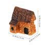 KITANDOVE 16 Pieces Micro Garden Miniature Ornaments, Miniature Village Houses, Micro Landscape, Fairy Garden Accessories, Terrarium Figurines,