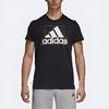 Adidas Big Logo Casual Sports Short Sleeve T-Shirt Men Tops Grey DI0291
