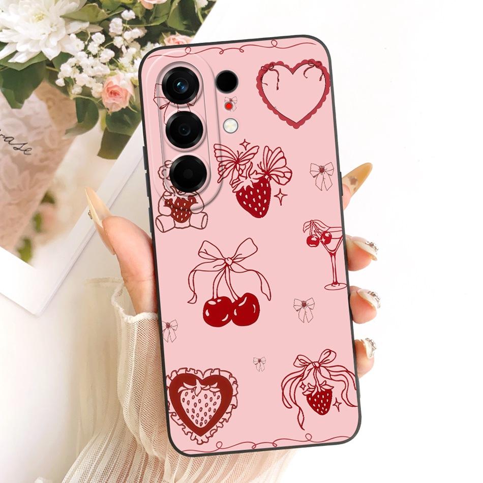 Für Tecno Camon 50 Pro 4G CN5c Niedliche Katze Blume Cartoon Handyhülle Für Tecno Camon 50Pro 4G Weiche Silikonhüllen Stoßfänger