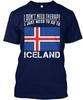 Go To Iceland T-Shirt Made In the USA Size S To 5XL