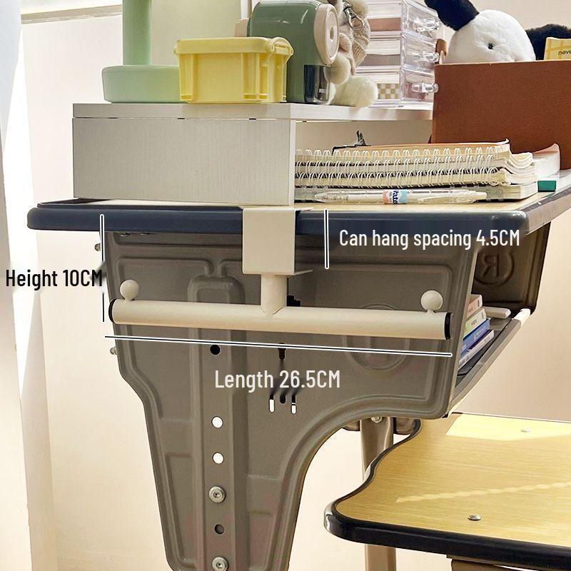 Adjustable Desk Edge Hook Shelf: Back-to-School Backpack Hanger