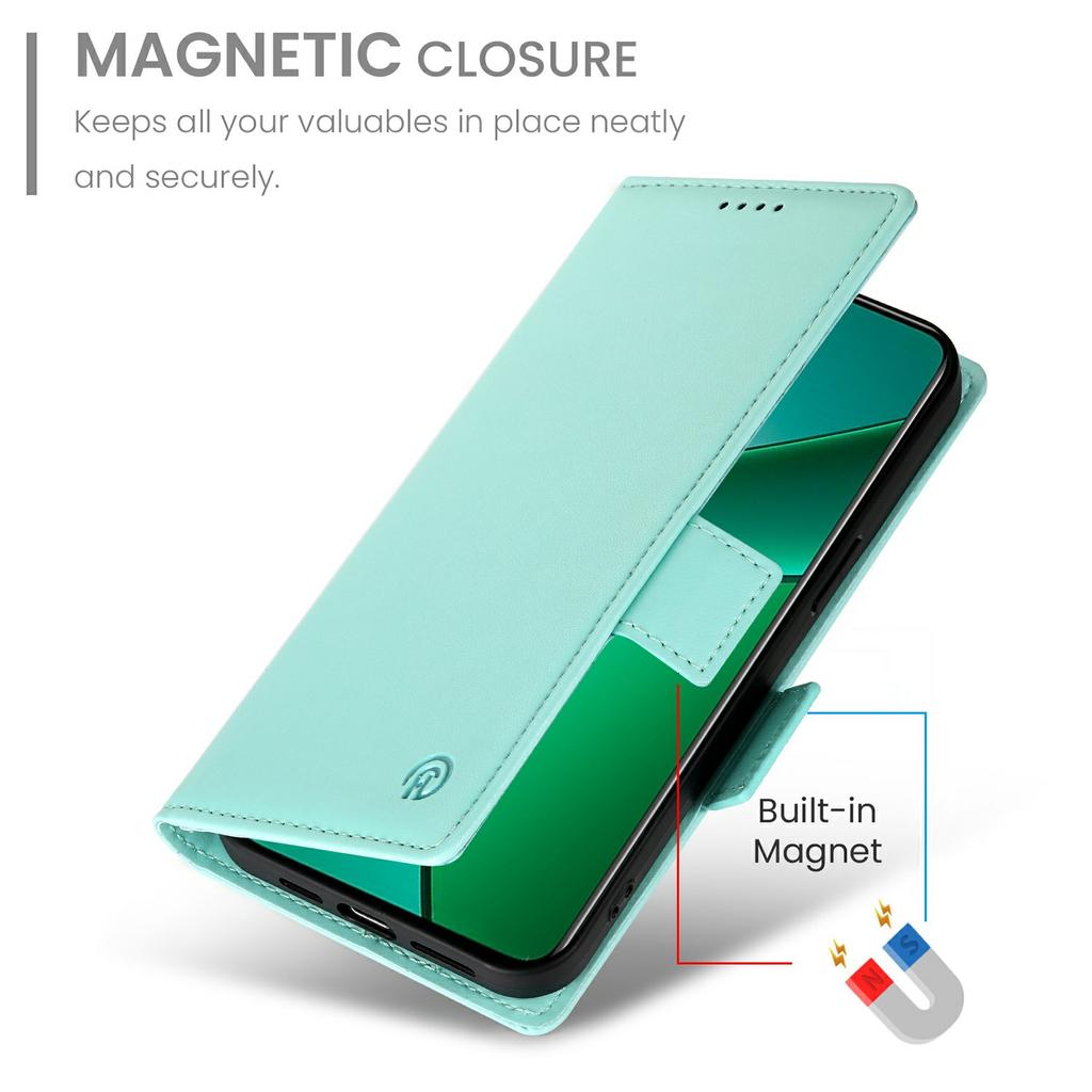 Dla Realme 14 5G Etui z podstawką Skórzany portfel Pokrowiec na telefon