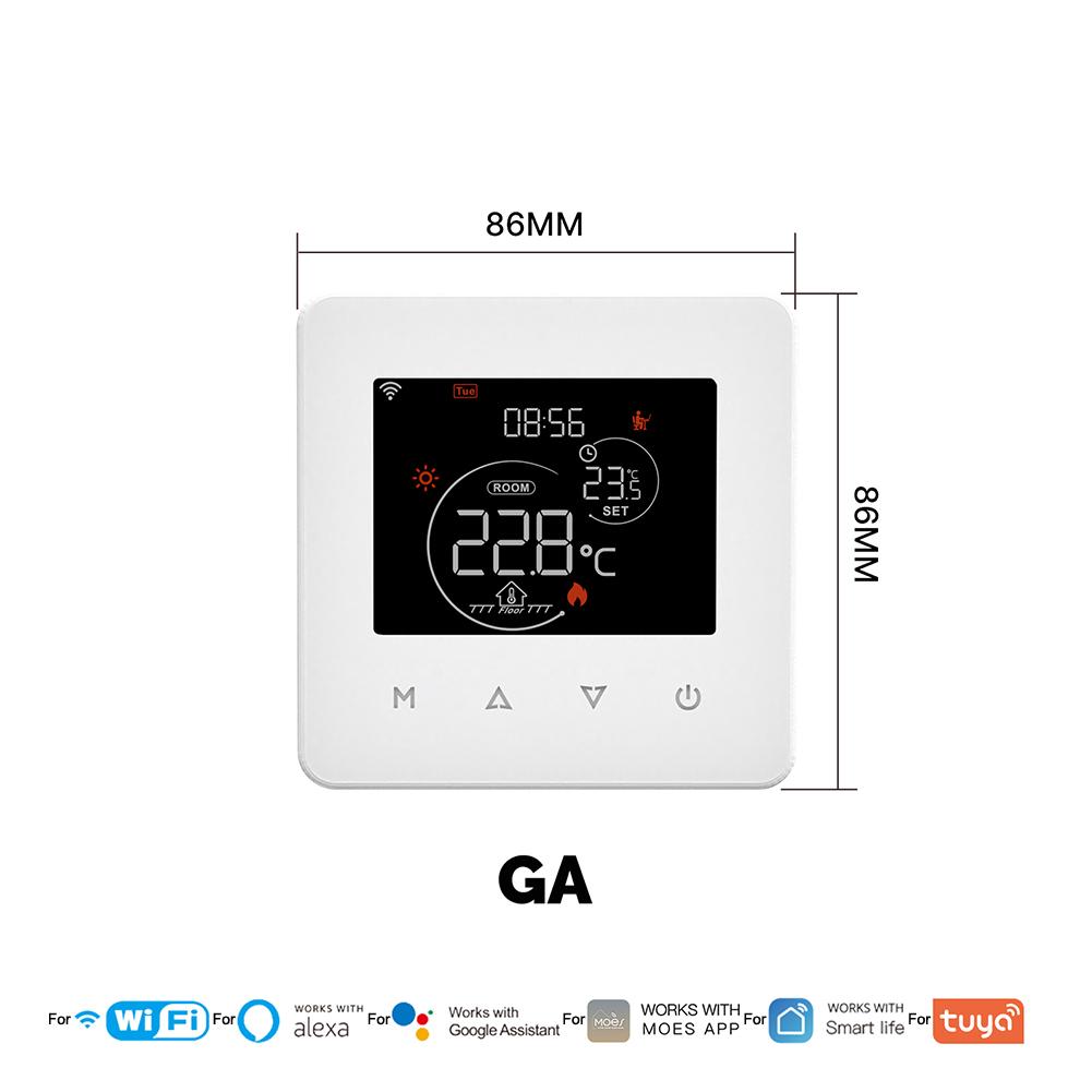 For Tuya Smart WiFi Thermostat with Voice Control Remote Monitor for Electric Gas Boiler and Floor Heating System