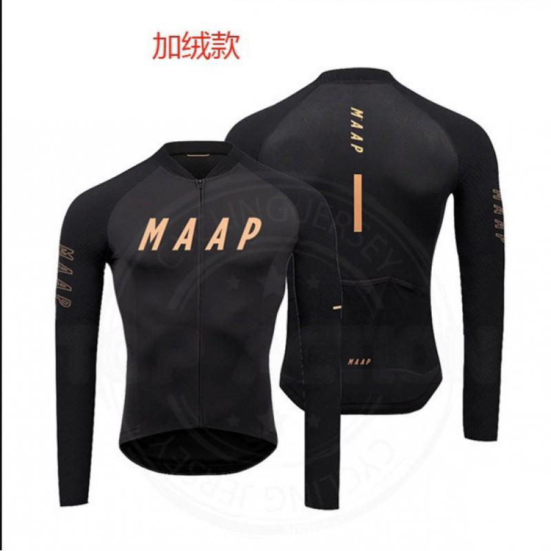 Mens Long Sleeve Cycling Jersey Spring Autumn Winter Breathable Quick Dry Polyester Bike Shirt Road Mountain Biking