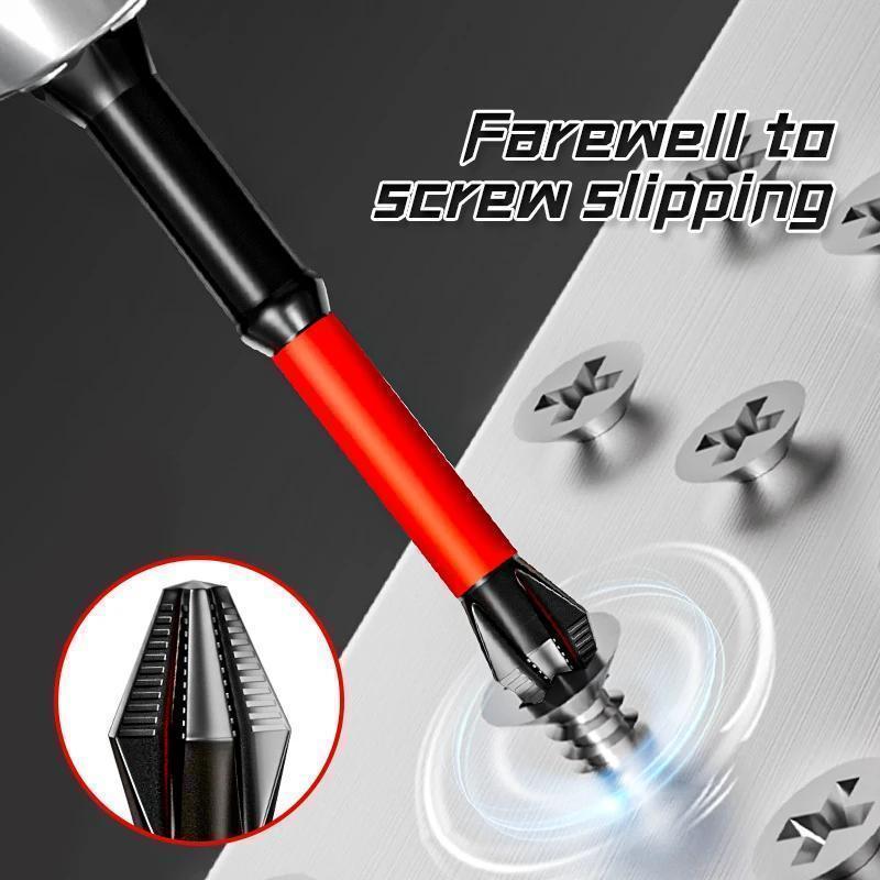 6pcs PH2 Magnetic Anti Slip Cross Screwdriver Head Set 25-150mm Screwdriver Head High Hardness Electric Screwdriver Tool