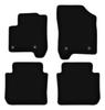 PODSTAWOWE czarne welurowe dywaniki podłogowe dla: Citroen C3 Picasso minvan (2008-2017)