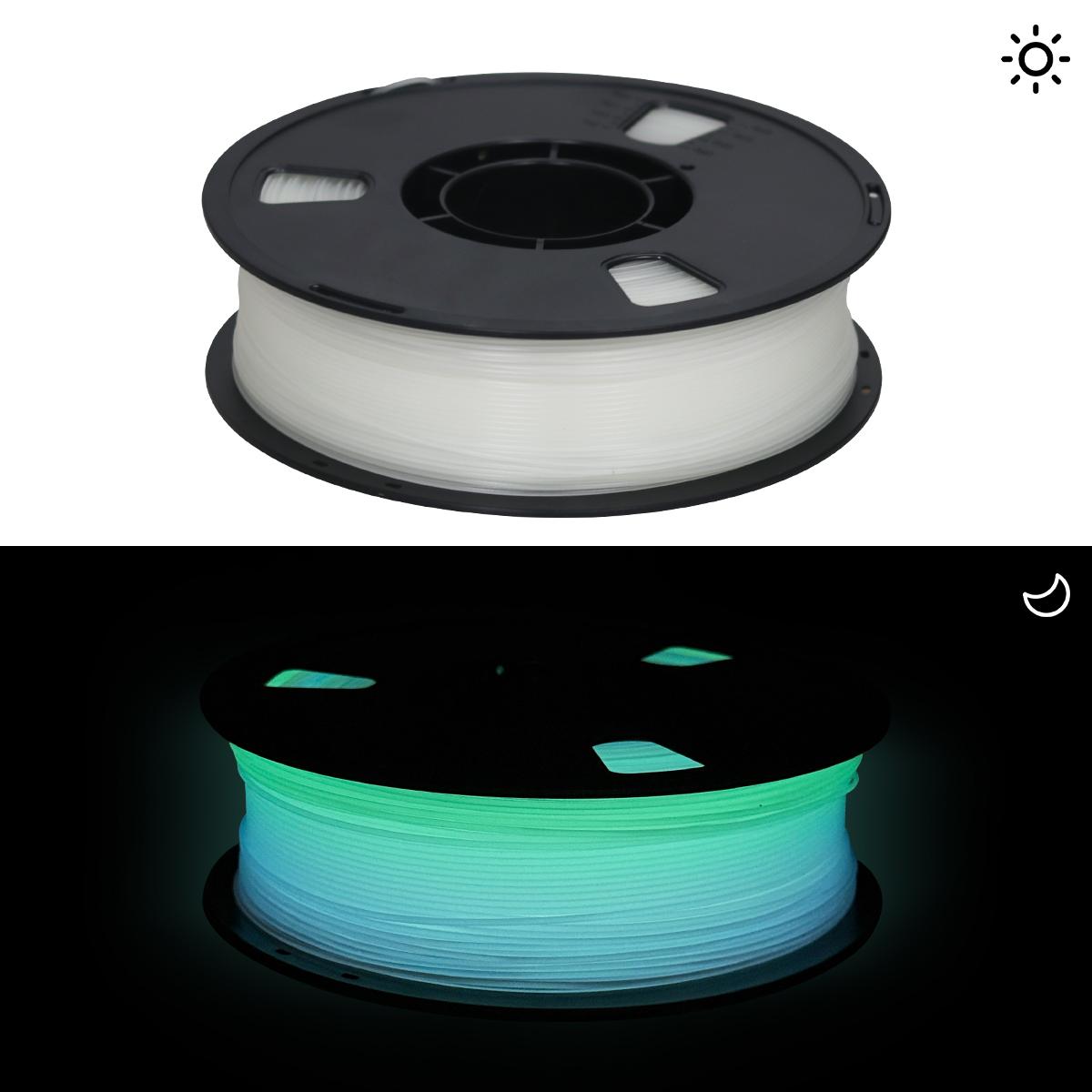 Luminous PLA Rainbow 3D Filament 1.75mm 1kg/spool Luminous PLA 3D Printer Filament