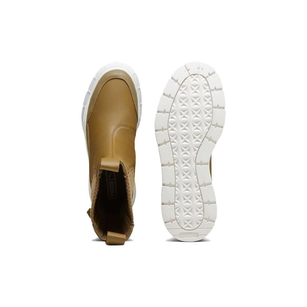 Puma Mayze Stack Chelsea Winter Boot Chocolate Chip Women Sneakers Brown 393201-02