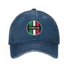 Custom Unisex Cotton Italia Racing Stripes Flag Baseball Cap Adult Adjustable Dad Hat Women Unisex Sun Protection