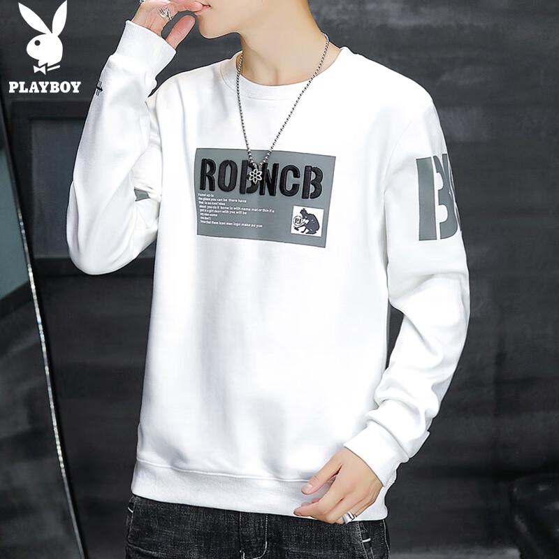 PLAYBOY Men's Casual Long-Sleeve Sweatshirt