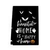 Halloween towel ornament gift microfiber printing kitchen towel special dish towel rag