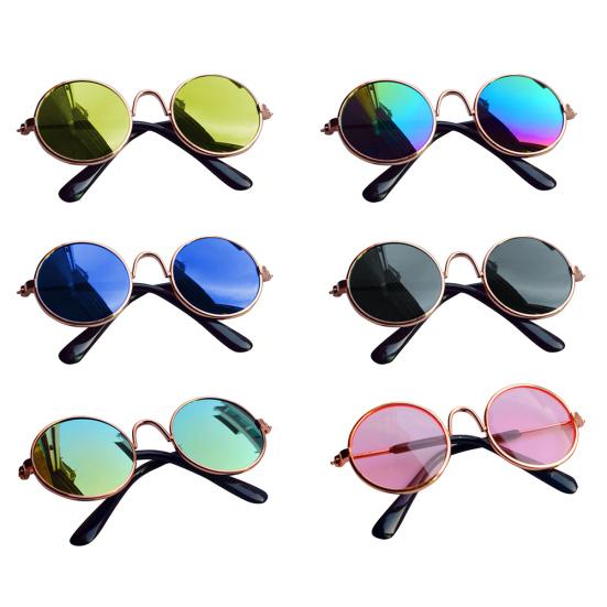 Fashion Pet Puppy Dog Cats Sunglasses Eye-Wear Protection Glasses Photo Props
