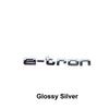Q5 E-tron ABS Emblem Car Stickers for GT S Logo Q4 Q7 A3 A5 Q5 Q6 A6 A7 S5 A8 Q1 Q2 Q3 S3 S7 A4L A6L Rear Trunk Badge Decals