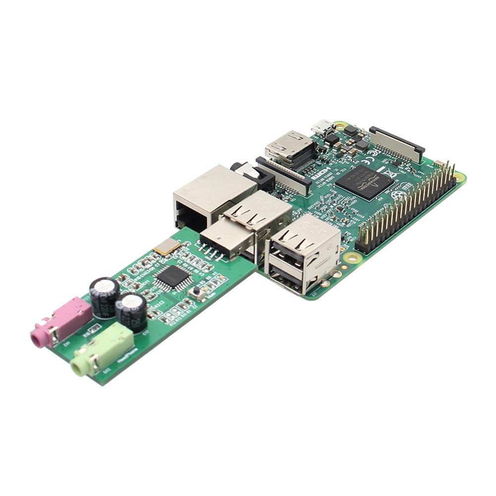 PCM2912-UAC USB Audio Card w/ Microphone Input and Stereo Headphone ...