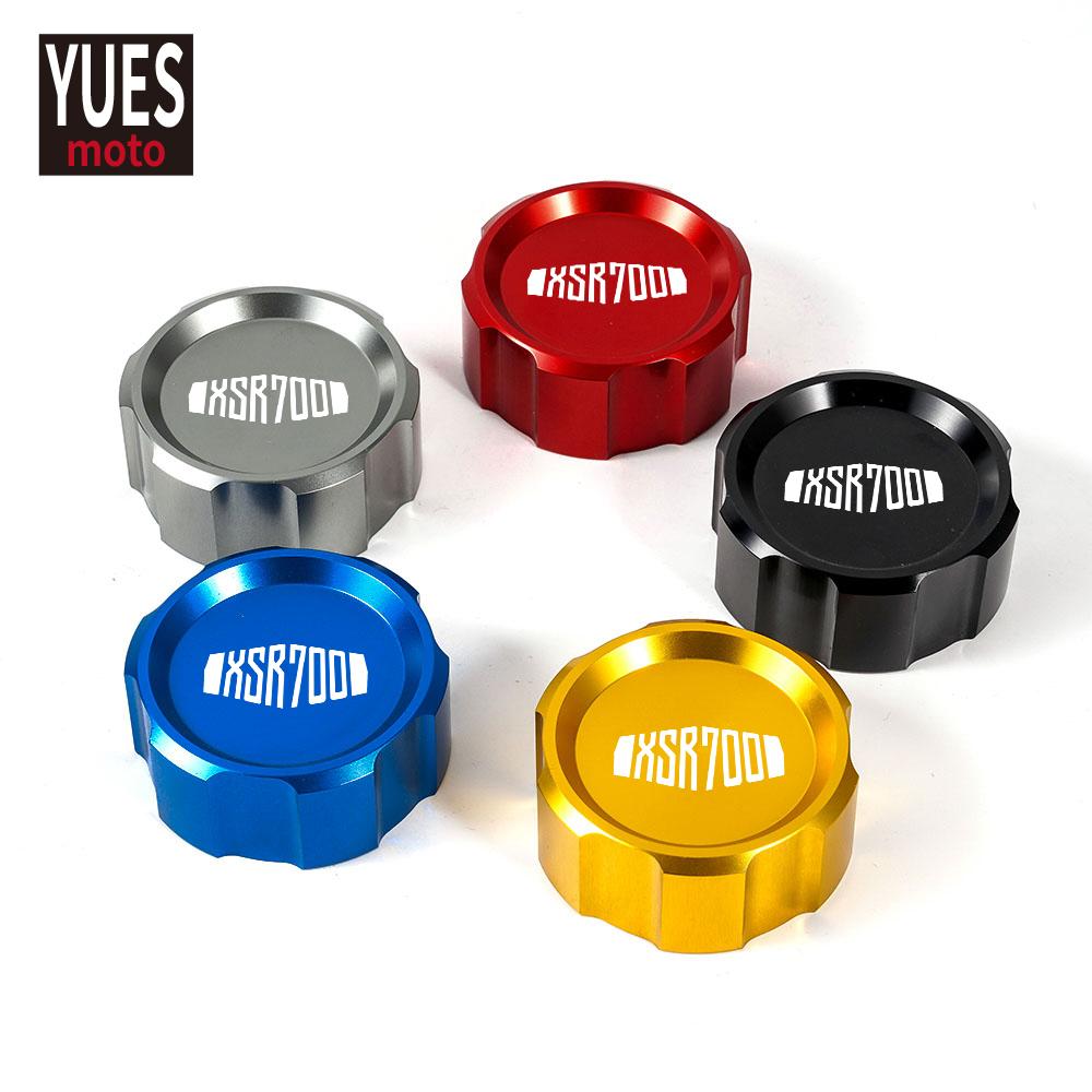 Motorcycle Accessories Front & Rear Brake Fluid Cylinder Reservoir Cover Cap Free Shipping For YAMAHA XSR700 XSR xsr