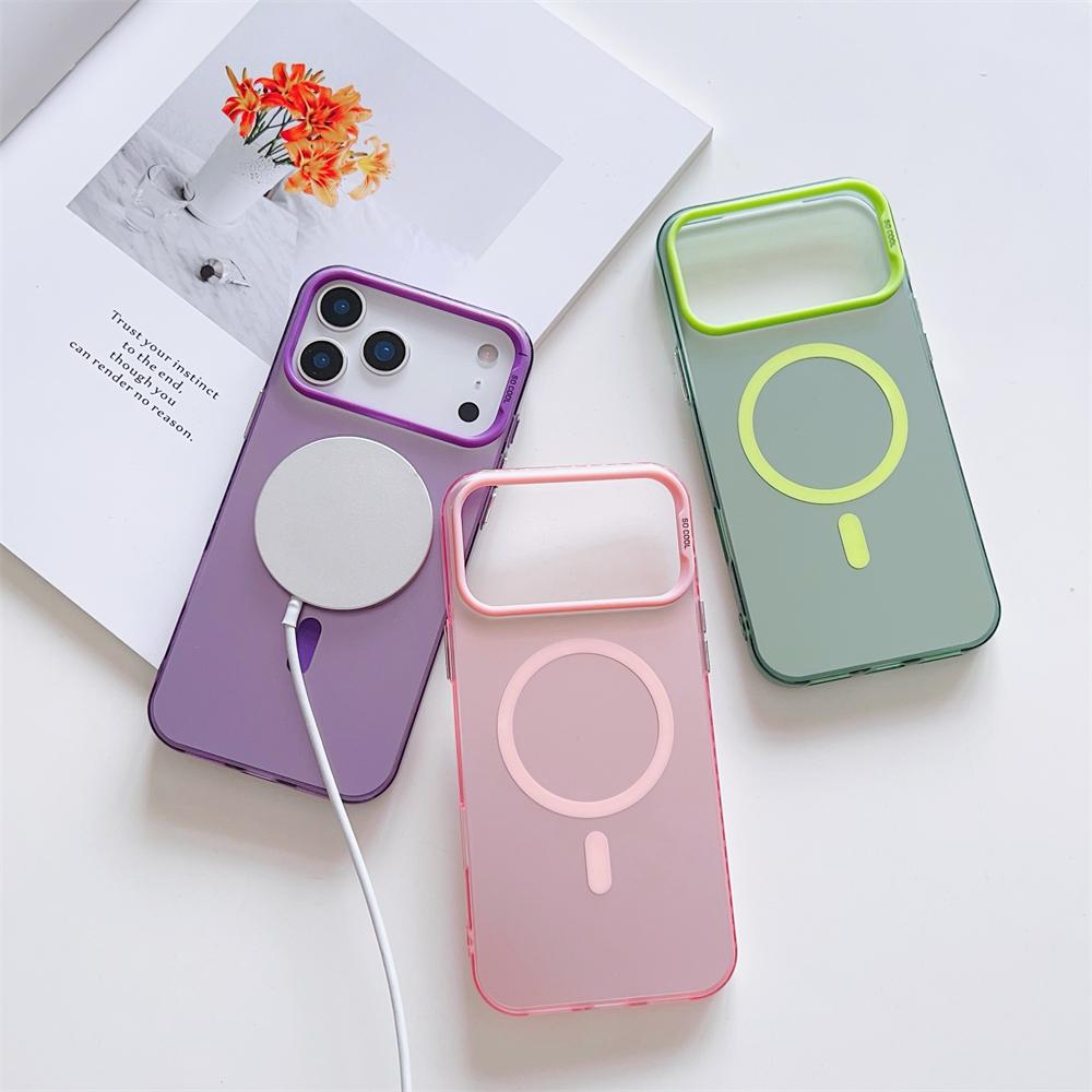 Luxury Candy Magnetic Wireless Charge for Magsafe Case for IPhone 17 Pro Max Air 16E 15 14 13 12 11 Pro Max Plus Shockproof Bumper Cover