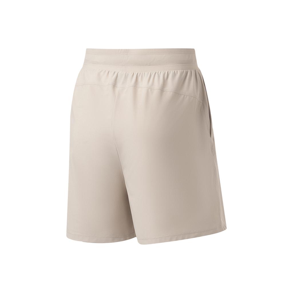 Li Ning Fitness Series Logo Print Lace-Up Sports Shorts Women Shorts Goat-Gray AKYT230-2