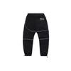 Li Ning Badfive Sports Basketball Series Jianghu Hero Patchwork Cuffed Loose Sports Pants Men Pants Black AKXQ561-1
