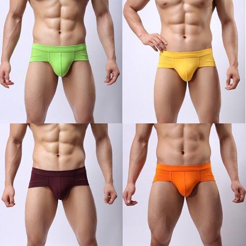 Männer Sexy Atmungsaktive Unterwäsche Slips Boxer Ausbuchtung Beutel Hosen Trunks Unterhose