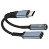 Universal USB C 3.5mm Sound Splitter And 60WPD Charging Cable For Car And Speakers