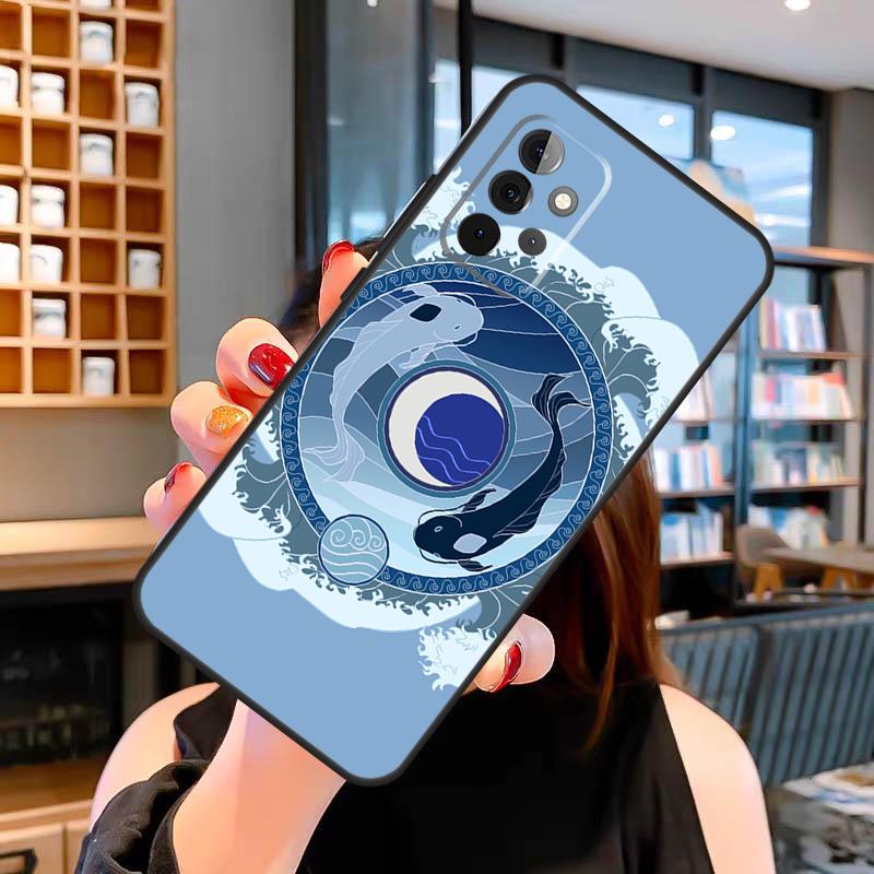 Yin Yang Koi Case For Samsung Galaxy A14 A34 A54 A52S A12 A22 A32 A52 A72 A13 A33 A53 A73 A31 A51 A71