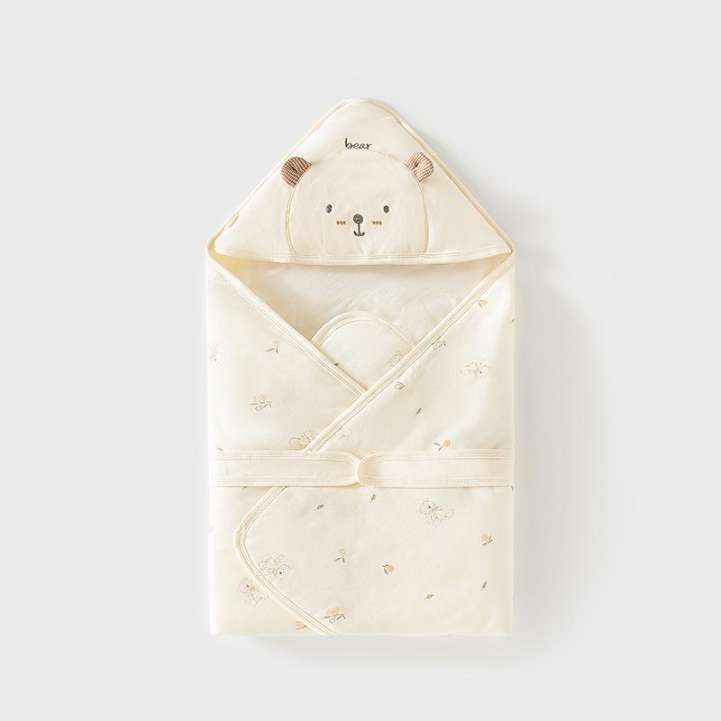 Pure Cotton Newborn Blanket 60g - Swaddle Quilt for Spring & Autumn