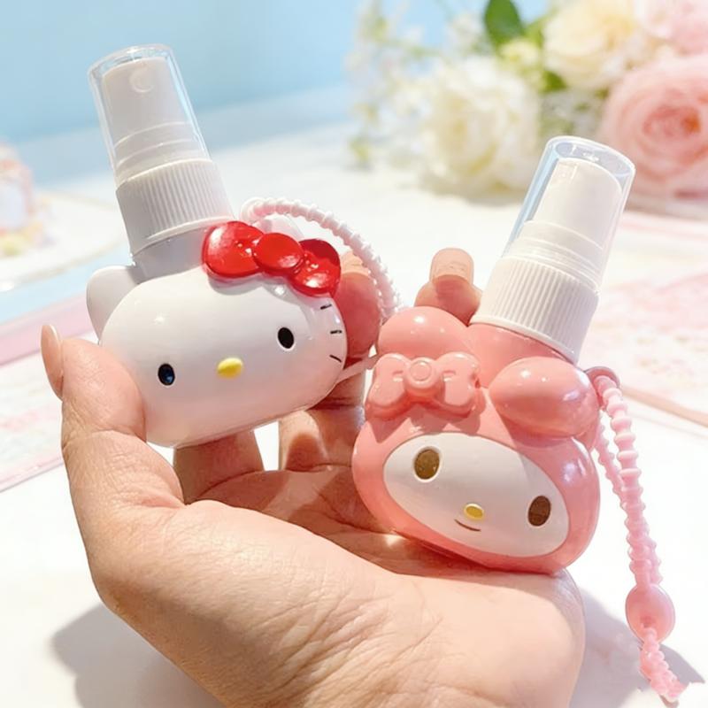 50Ml Kawaii Anime Sanrio Spray Bottle Kuromi Cinnamoroll My Melody Student Travel Portable Cosmetics Perfume Alcohol Press Bottl